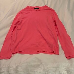 Banana Republic Bright Pink Crew Neck Sweater